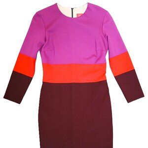 Hazel Mae Designer Dress - 3/4 length  - 'The Meghan' -  Pink, Red, Burgundy M